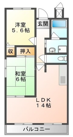 萱島駅 徒歩19分 4階の物件間取画像